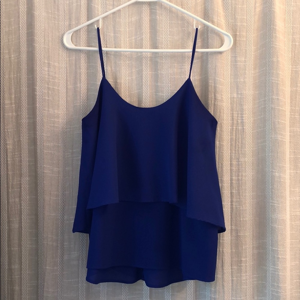 Royal blue blouse